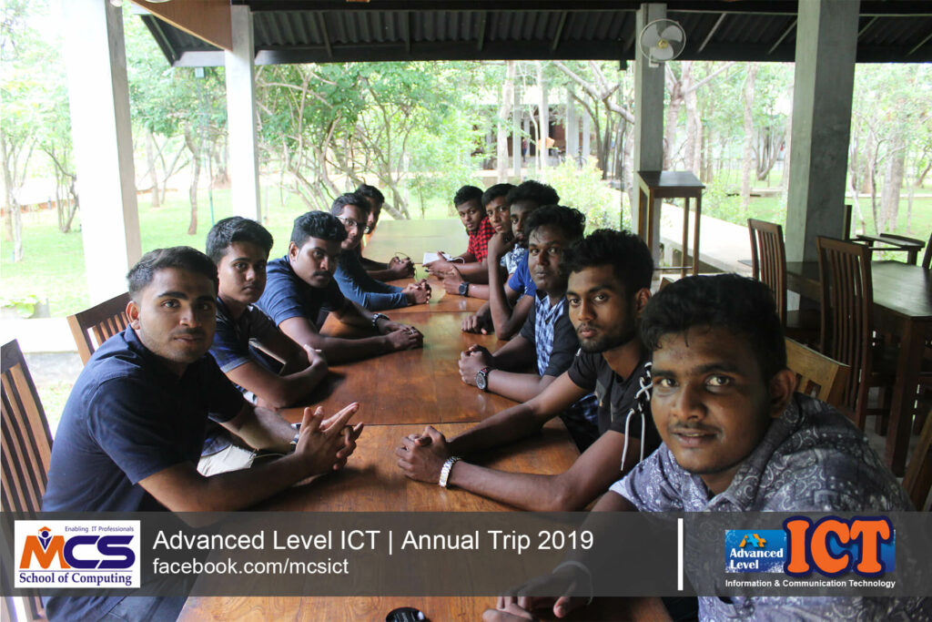 MCS School of Computing - 2020 AL ICT Trip to Pidurangala at Sigiri Asna Hotel